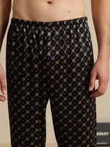 [Musta Ketju] SilkSilky-FI Men's Sleep Shorts 004