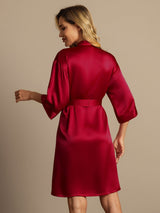 [Viini] SilkSilky-FI 3/4 Sleeve Naisten Aamutakki 002