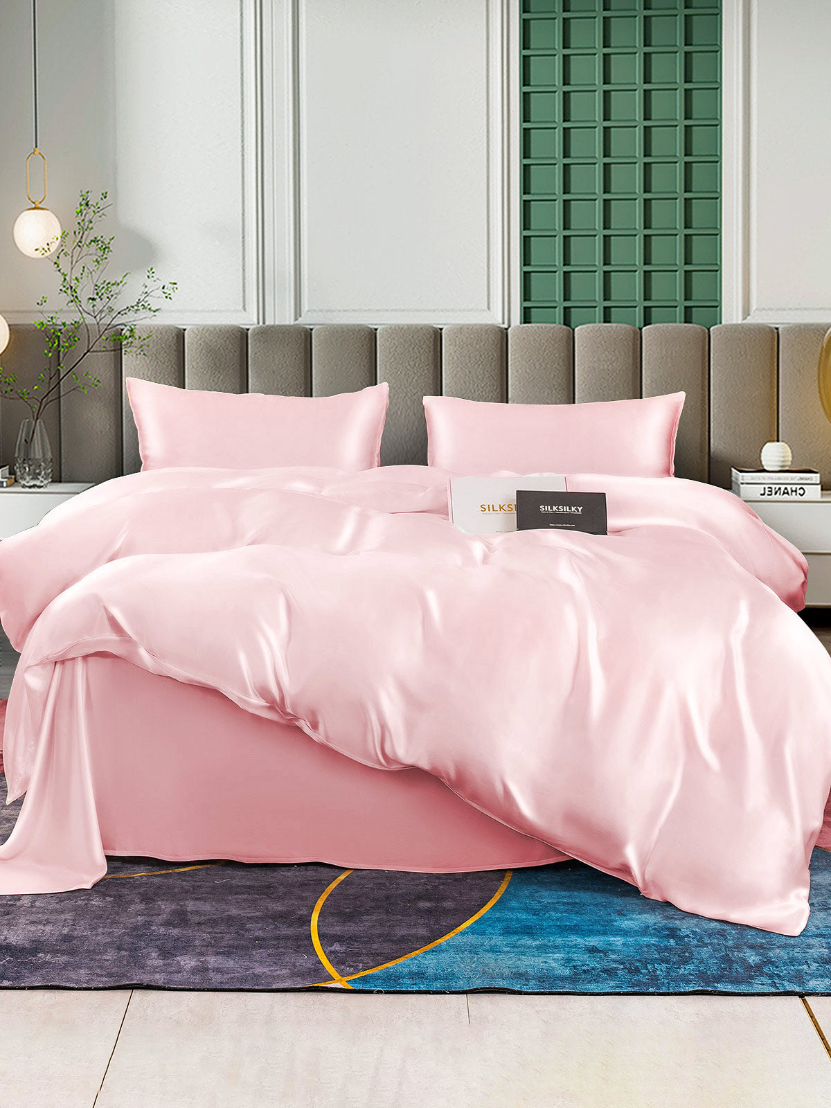 [Pinkki] SilkSilky-FI 25Momme Bedding Set 001