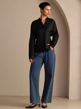[Musta] SilkSilky-FI Long Sleeve Naisten Puserot 006