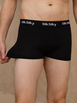 [Musta] SilkSilky-FI Mens Underwear 001