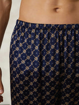 [Laivasto Ketju] SilkSilky-FI Men's Sleep Shorts 006