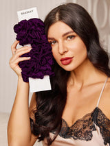 [Tumma Violetti] SilkSilky-FI Scrunchie 002