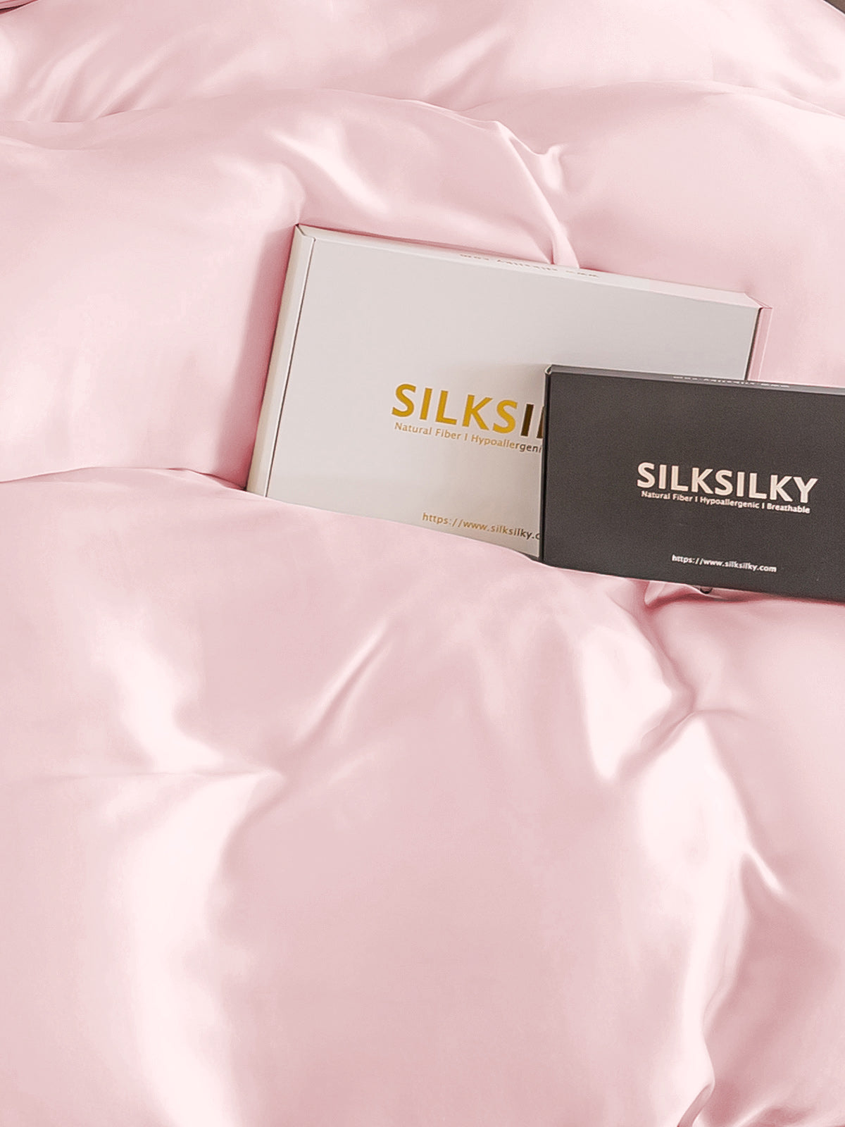 [Pinkki] SilkSilky-FI 22Momme Duvet Cover 004