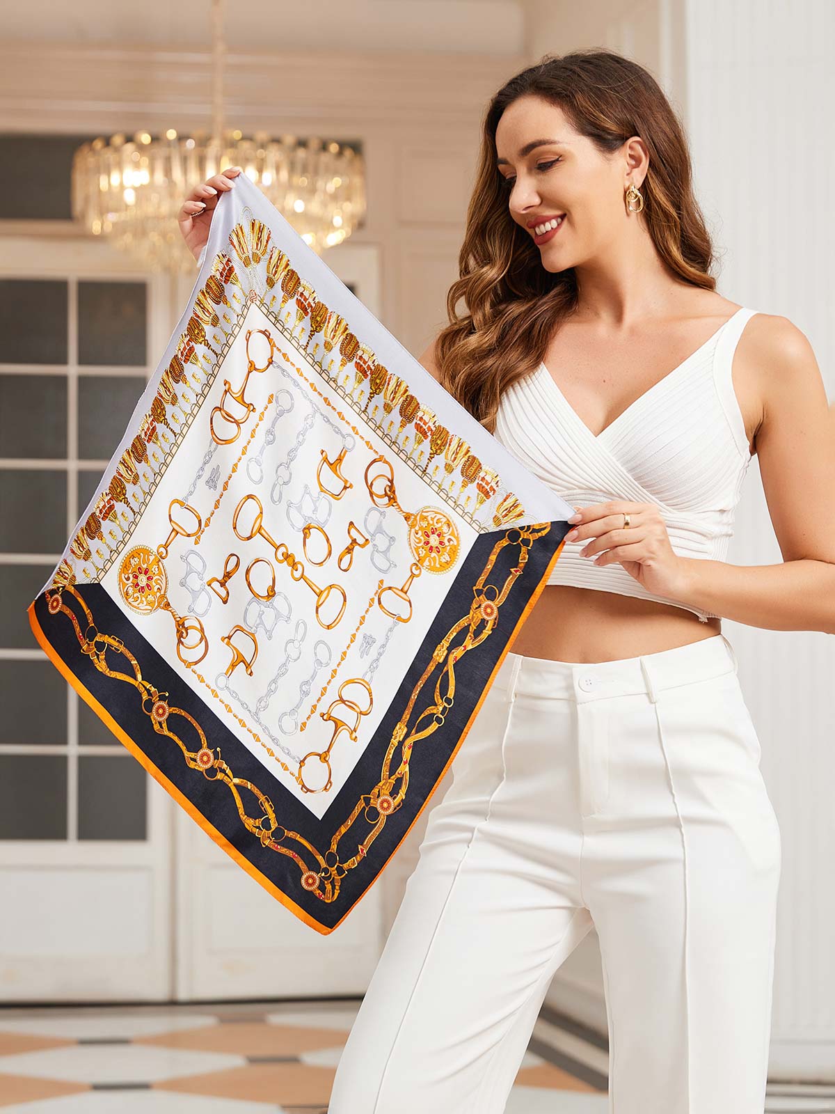 [P038] SilkSilky-FI Pure Silk Scarf 003