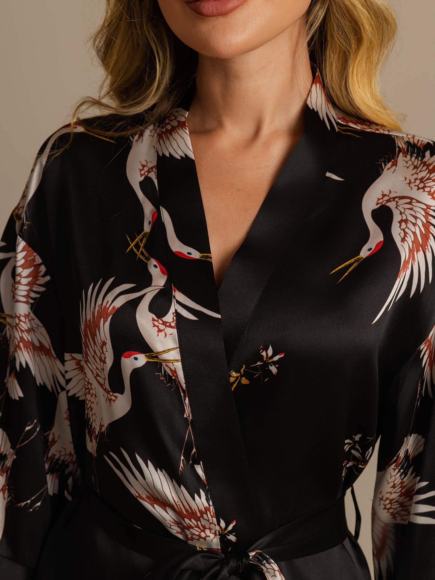 [Musta] SilkSilky-FI 19Momme Womens Robe 004