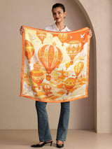 [Keltainen Ilmapallo] SilkSilky-FI Scarf 005