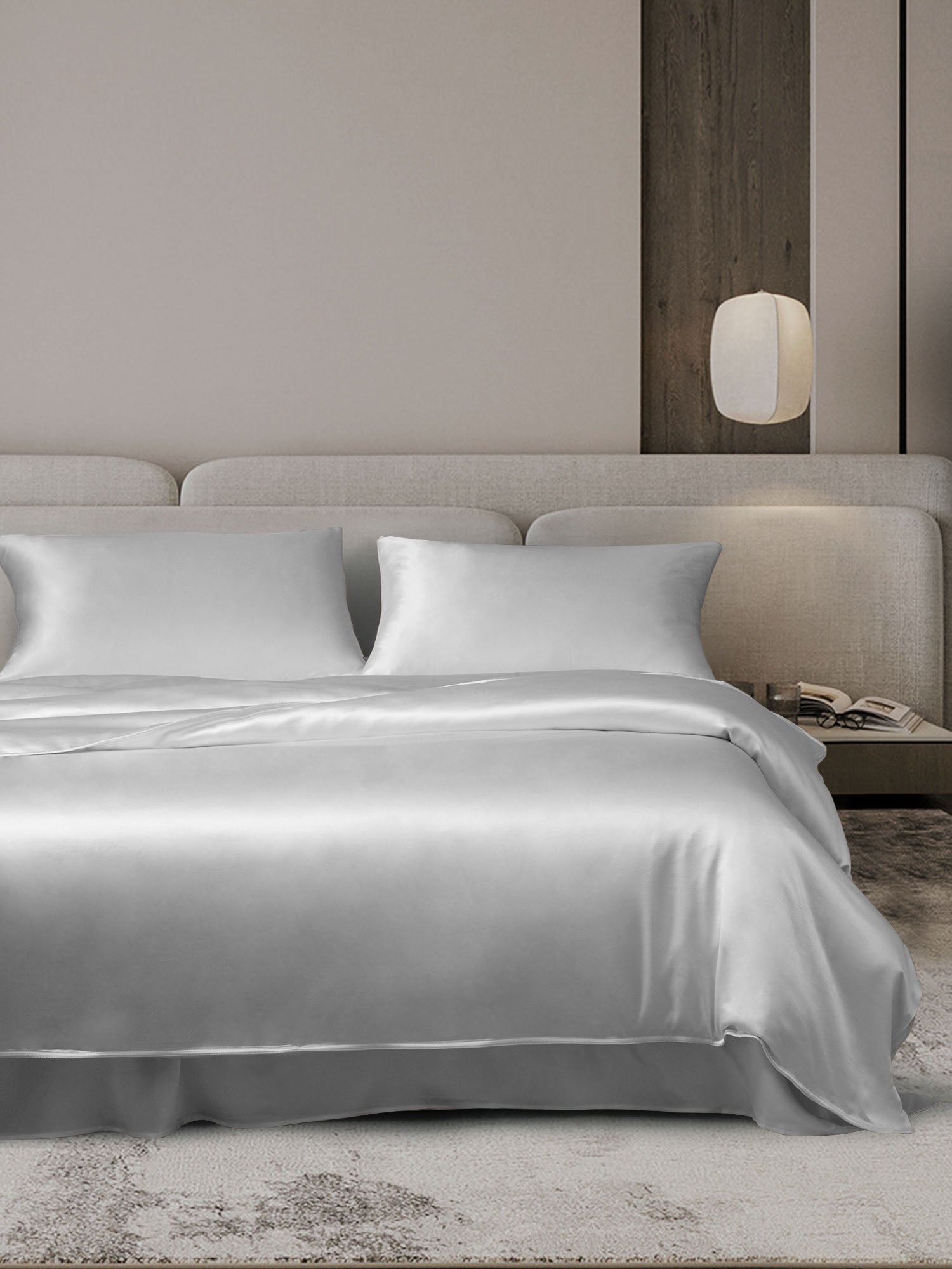 [Hopea] SilkSilky-FI 19Momme Vuodevaatteet Setti 001