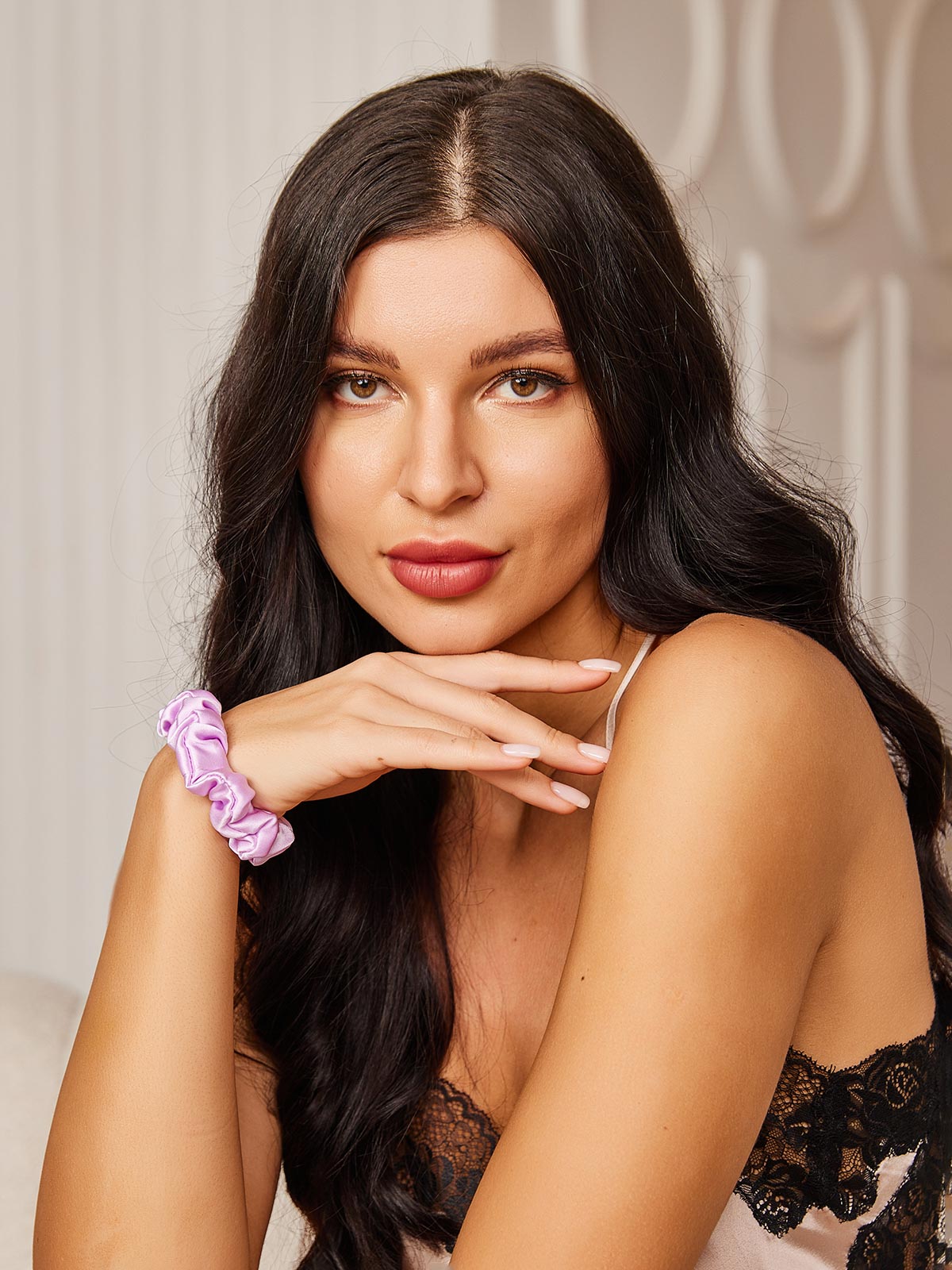 [Laventeli] SilkSilky-FI 19Momme Scrunchie 002