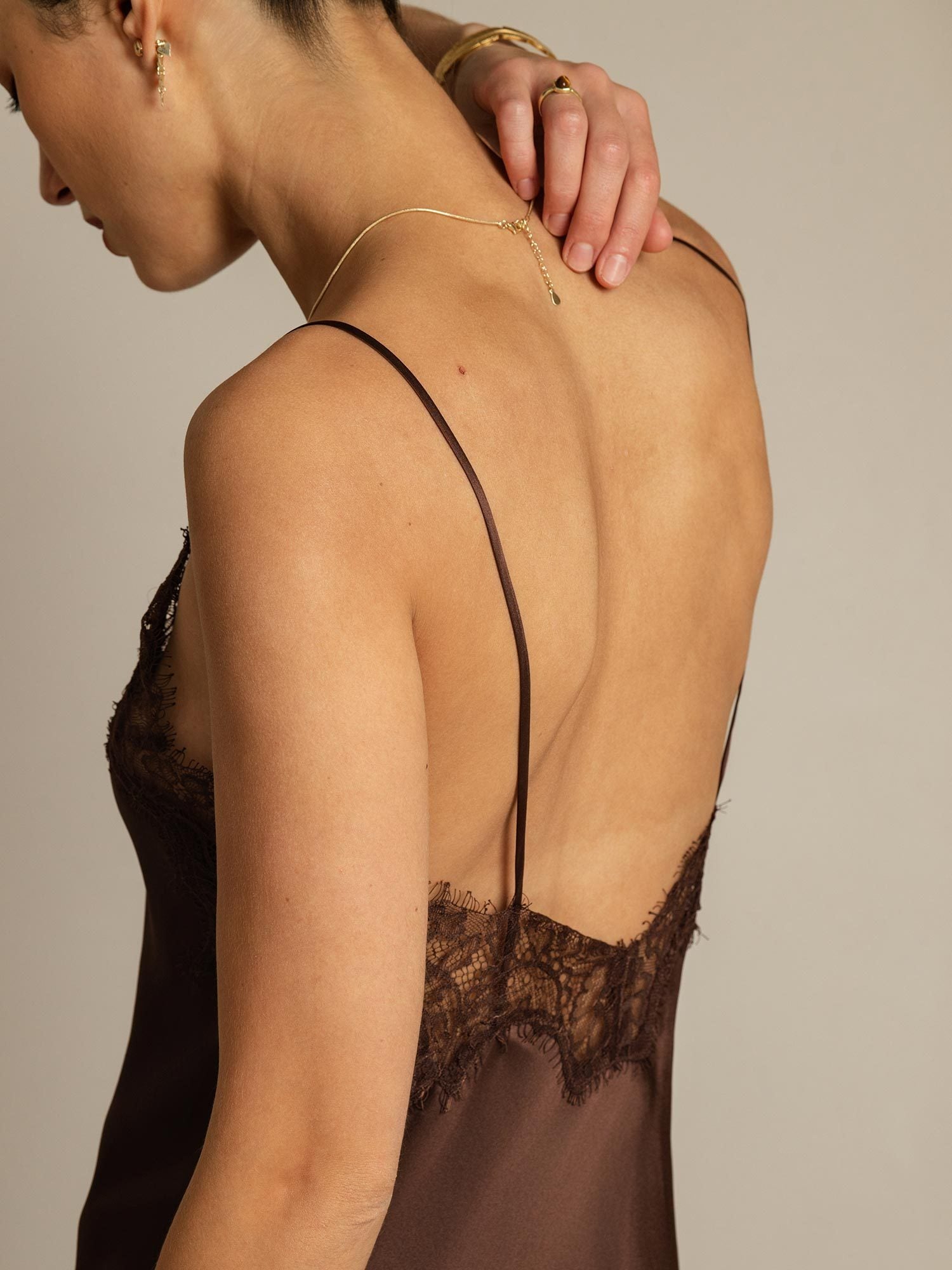 [Ruskea] SilkSilky-FI Dress 005