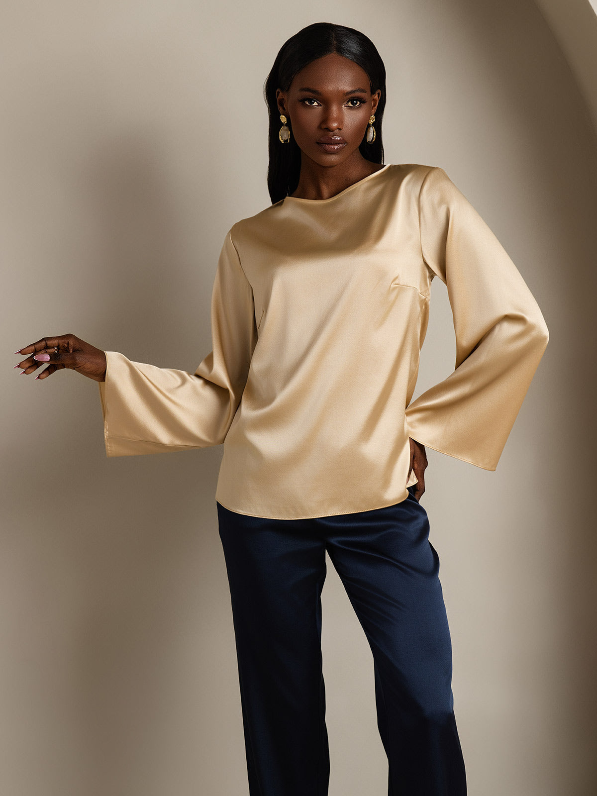 [Samppanja] SilkSilky-FI 19Momme Womens T-Shirt 001