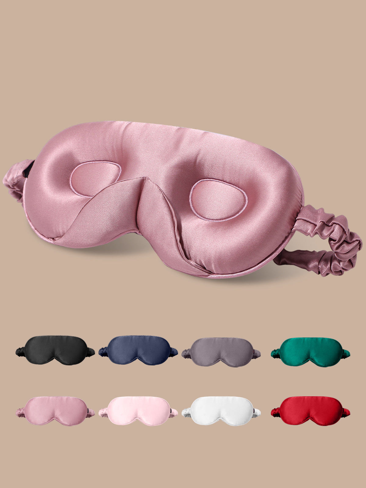 [Vaalean Mauve] SilkSilky-FI Eye Mask 001