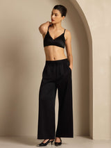[Musta] SilkSilky-FI 19Momme Womens Pants 001