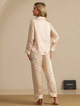 [Samppanja] SilkSilky-FI Long Sleeve Notkokaulus Naisten Pyjamat 002