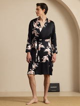 [Musta] SilkSilky-FI 19Momme Mens Robe 004