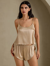 [Samppanjankulta] SilkSilky-FI Spaghetti Strap Camisole Setti 003