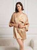 SilkSilky-FI Womens Robe Samppanja 003