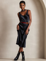 [Musta] SilkSilky-FI Sleeveless Mekko 001