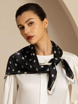 [Musta] SilkSilky-FI Scarf 003