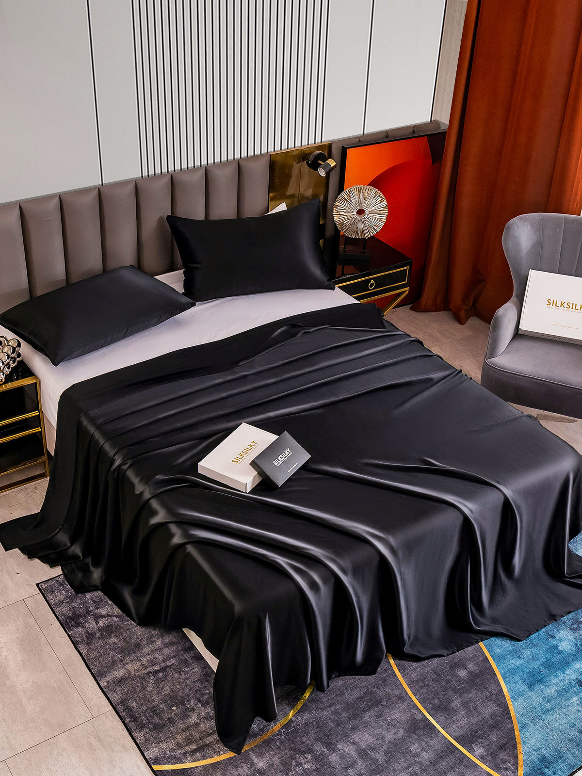[Musta] SilkSilky-FI 22Momme Bedding Set 002