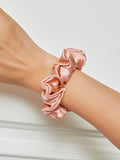 SilkSilky FI 19Momme Pure Silk Scrunchie Pinkki 006