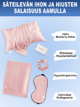 [Vaalean Mauve] SilkSilky-FI 19Momme Pure Silk Pillowcase Set 002