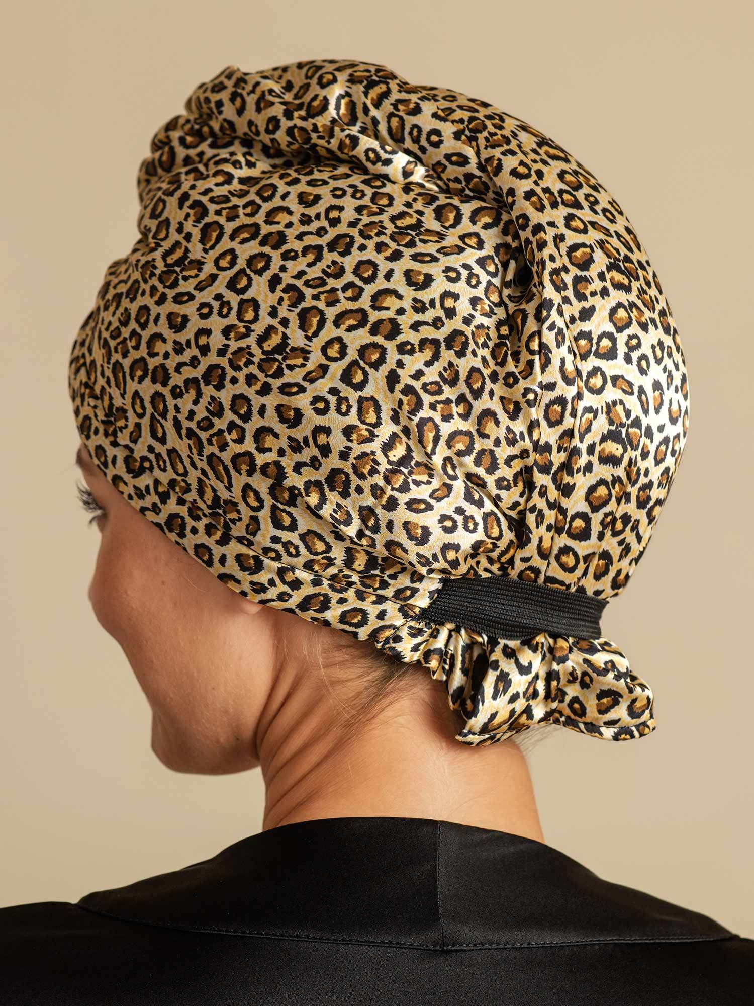 [Leopardi] SilkSilky-FI Hair Towel Wrap 006,