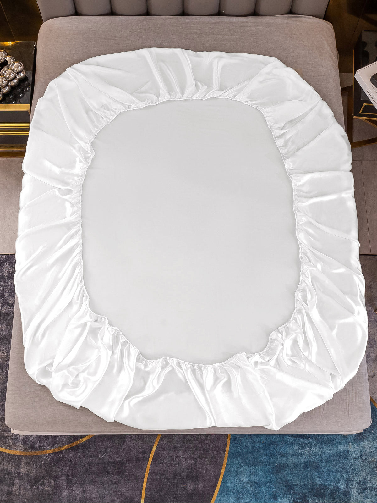 [Valkoinen] SilkSilky-FI 22Momme Bedding Set 003