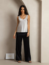 [Hopea] SilkSilky-FI Sleeveless V Neck Camisole Top 004