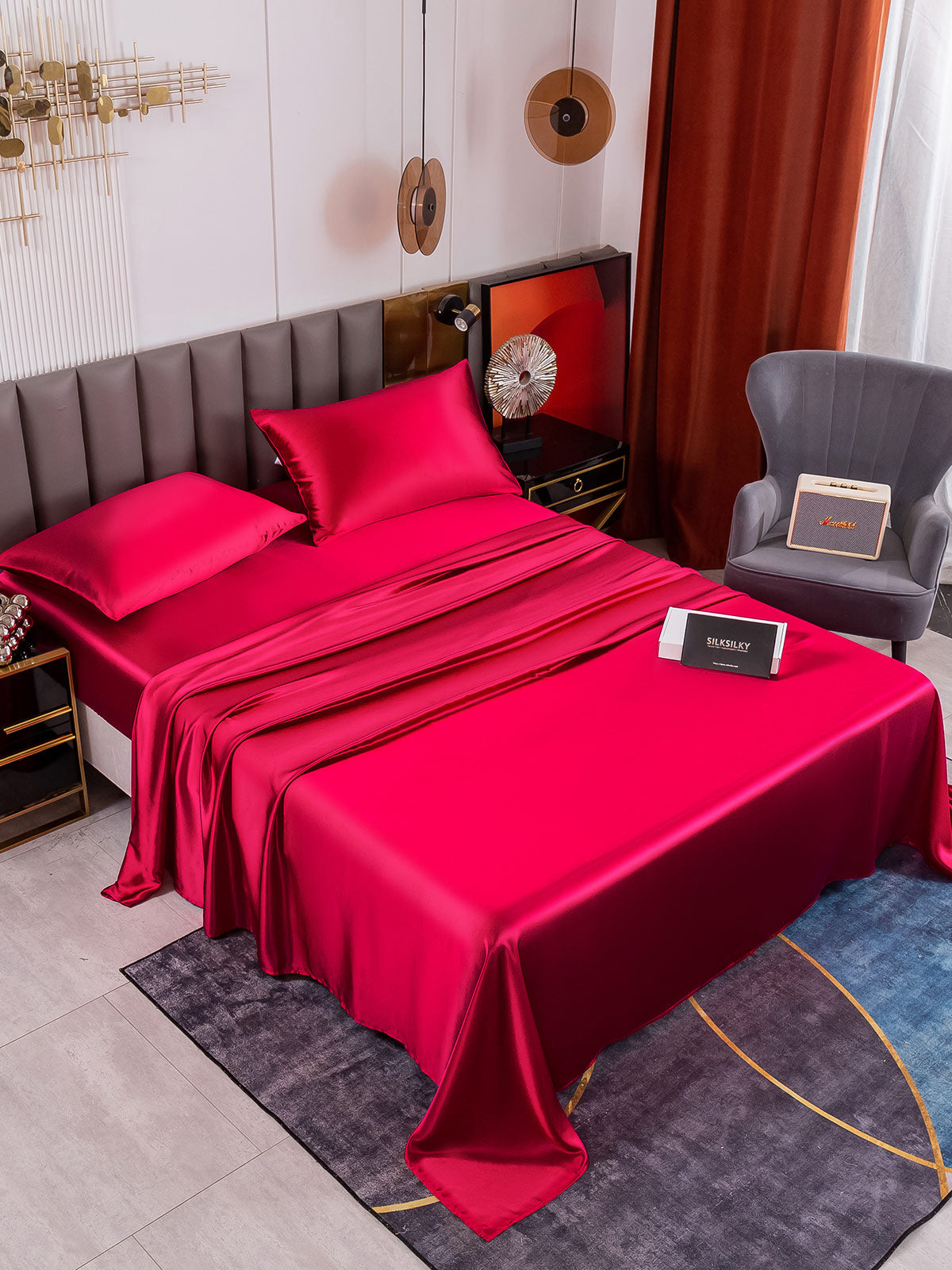 [Viini] SilkSilky-FI 19Momme Bedding Set 001