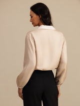 [Tan+Pinkki] SilkSilky-FI Long Sleeve Naisten Päällysvaatteet 002