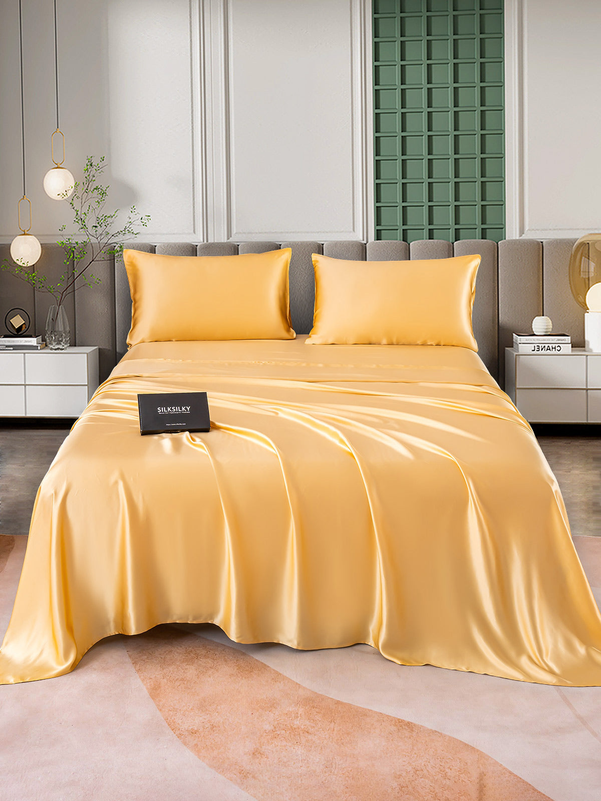 [Samppanja] SilkSilky-FI 25Momme Bedding Set 001