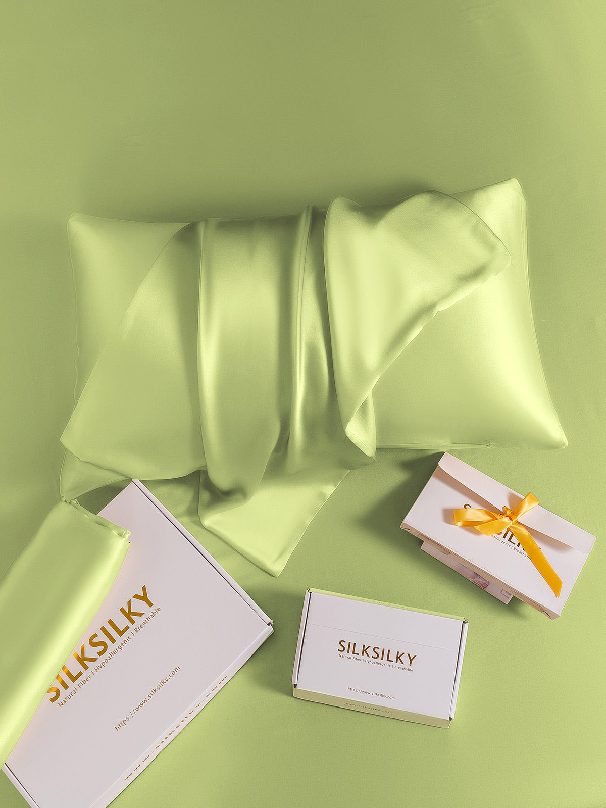 [Mintunvihreä] SilkSilky-FI 19Momme Pillowcase 007