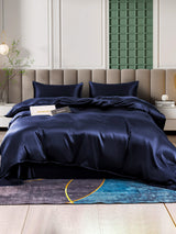 [Tummansininen] SilkSilky-FI 25Momme Bedding Set 001