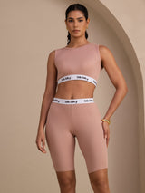 [Pinkki] SilkSilky-FI Sleeveless Crew Neck Women's Outfit Sets 001