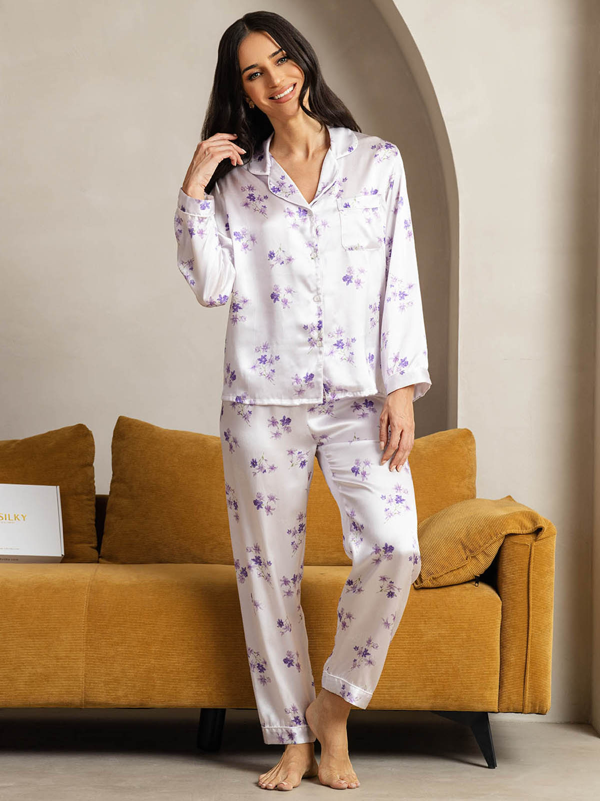 [Syreeninkukka] SilkSilky-FI Womens Pajamas 001