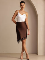 [Kahvi] SilkSilky-FI Skirt 005