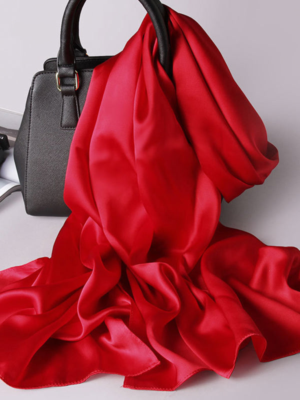 SilkSilky-FI Scarf Punainen 005