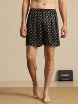 [Musta Ketju] SilkSilky-FI Men's Sleep Shorts 003