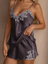 [Purppuranharmaa] SilkSilky-FI Spaghetti Strap V Neck Camisole Setti 004