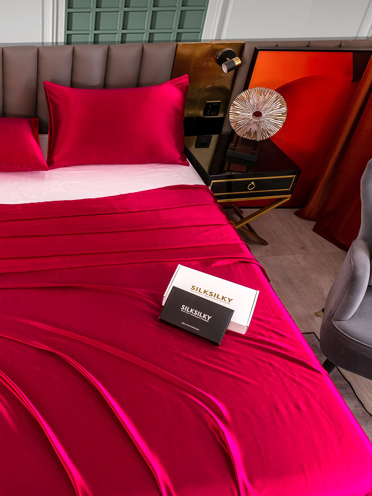 [Viini] SilkSilky-FI 25Momme Bedding Set 004