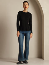 [Musta] SilkSilky-FI Womens T-Shirt 004