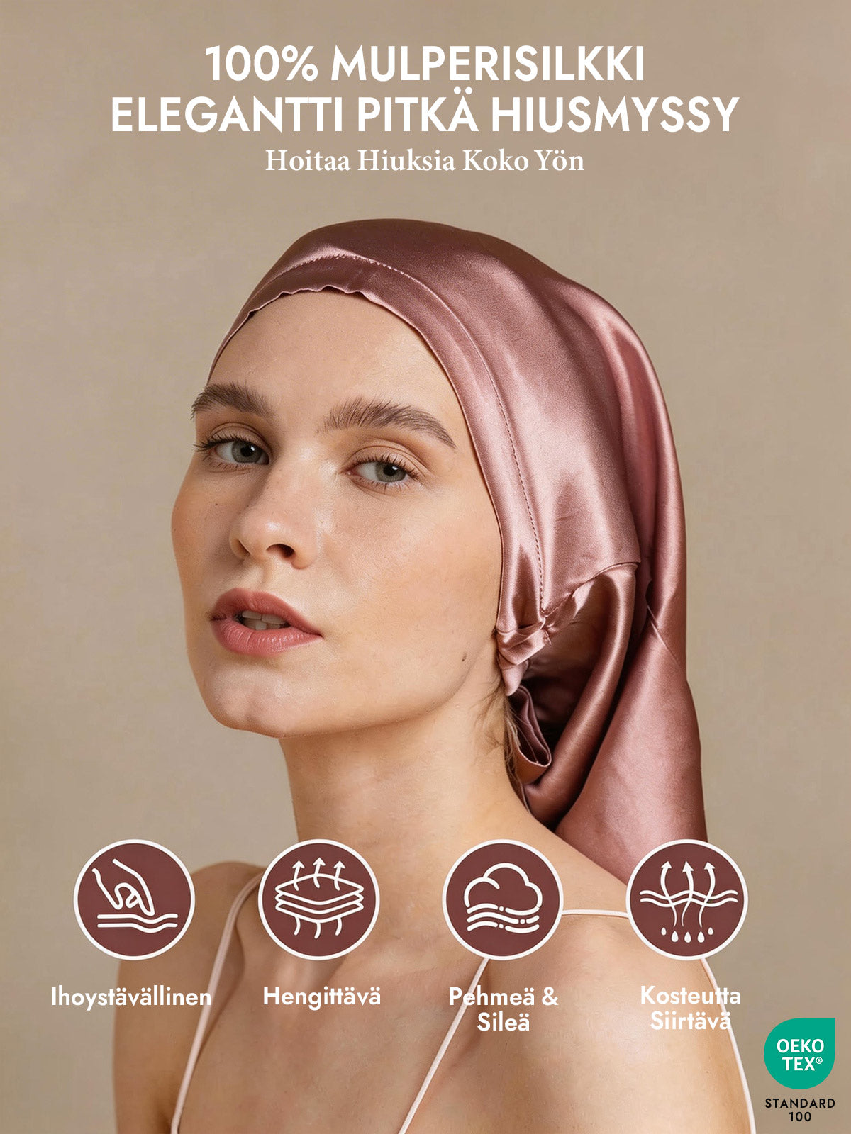 [Vaalean Mauve] SilkSilky-FI Unilakki 002