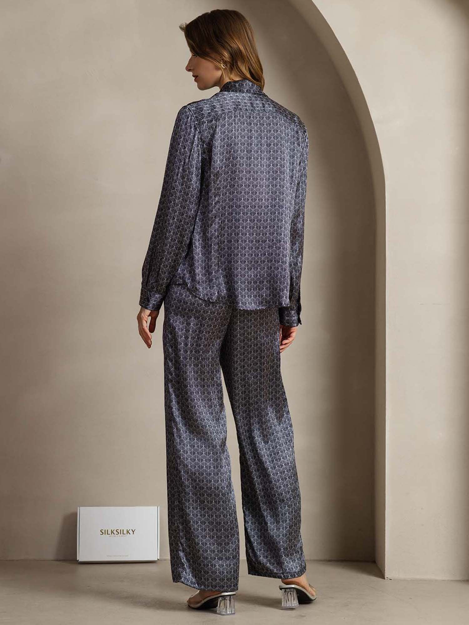 [Laivasto Ginkgo] SilkSilky-FI 19Momme Womens Outfit Sets 004,