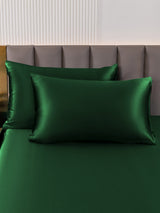 [Tummanvihreä] SilkSilky-FI 19Momme Pillowcase 001