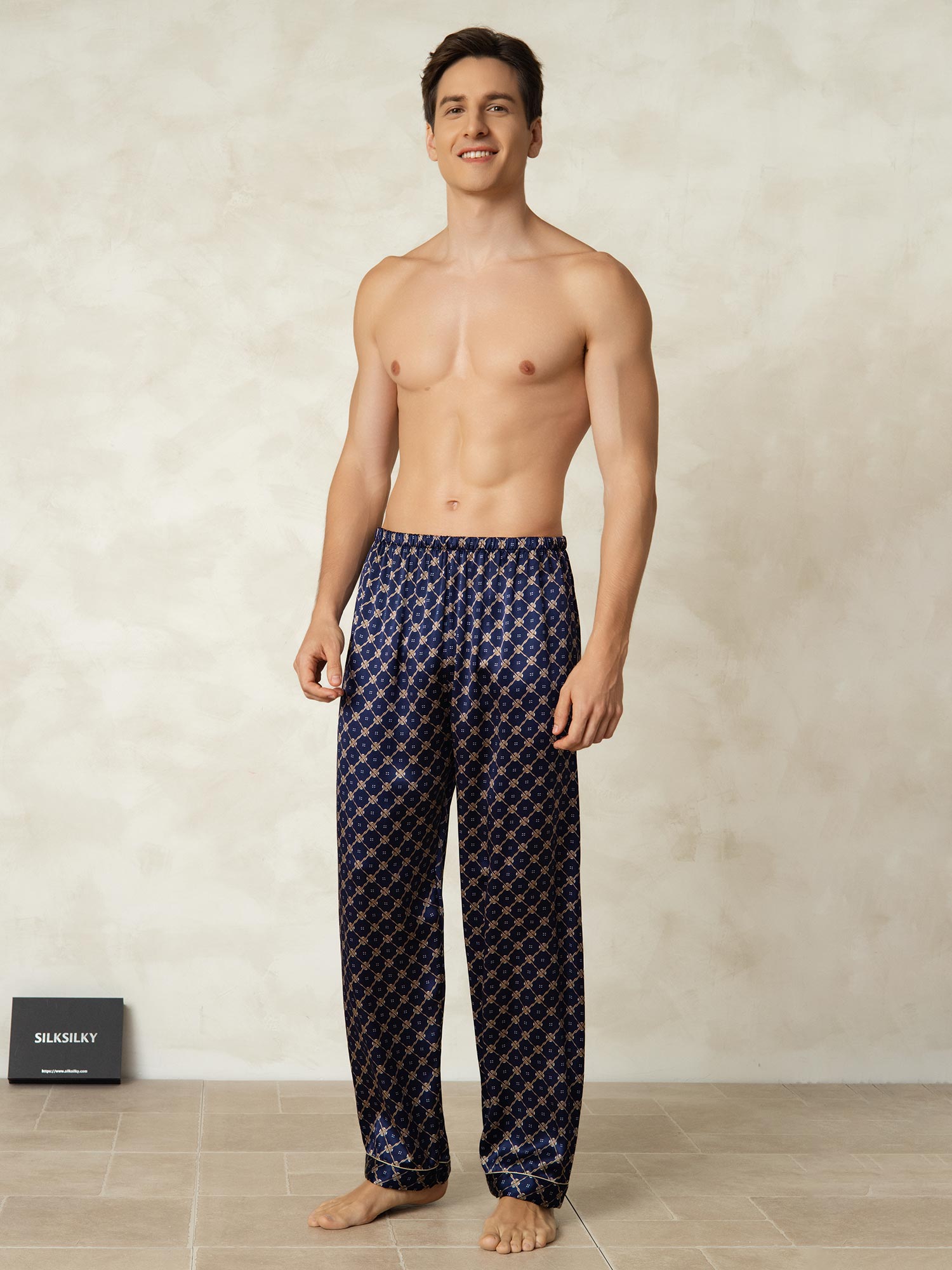 [Laivasto Ketju] SilkSilky-FI Mens Sleep Bottoms 004