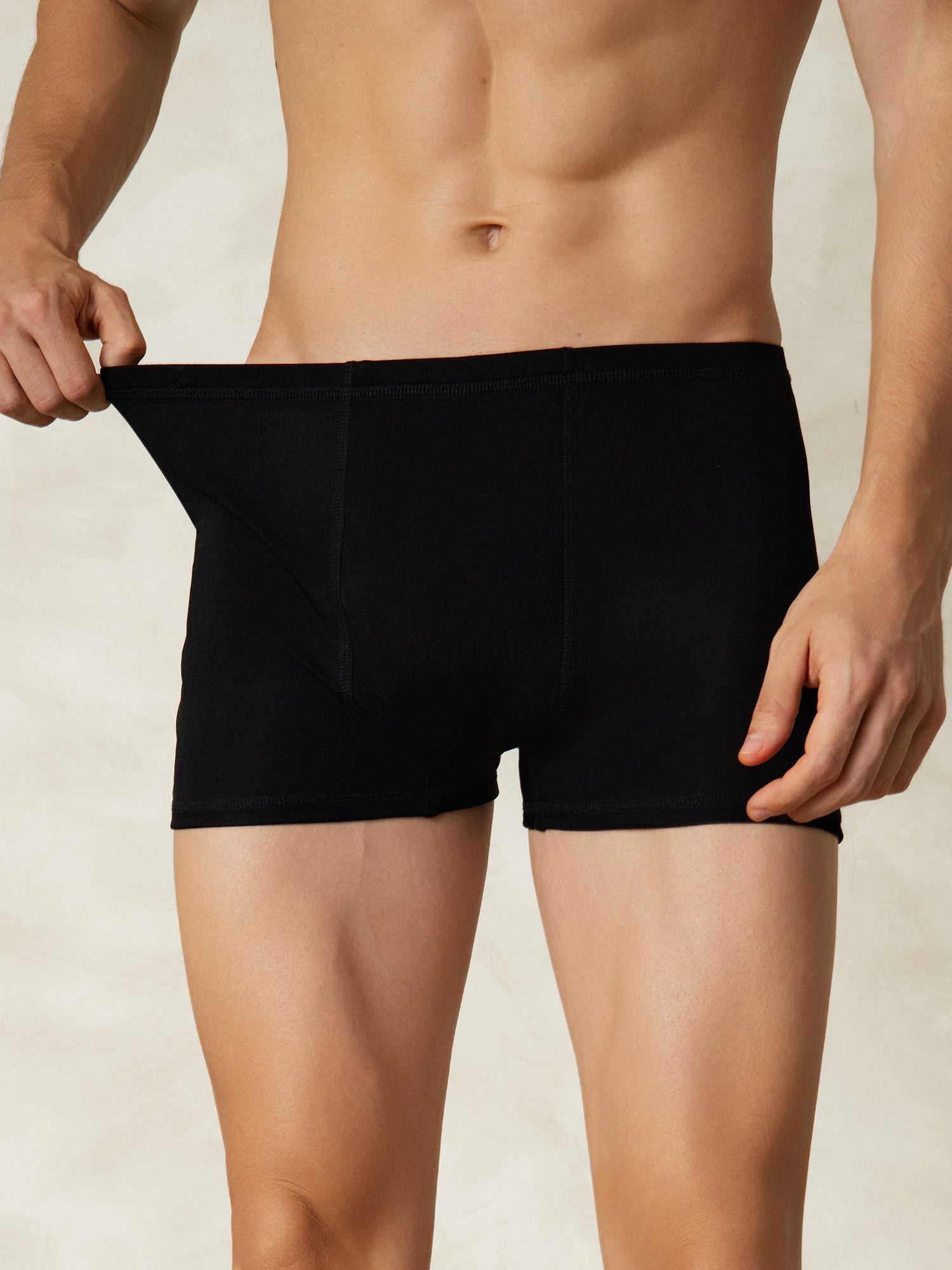 [Musta] SilkSilky-FI Mens Underwear 001