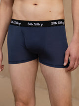 [Tummansininen] SilkSilky-FI Mens Underwear 003