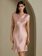 [Toscana] SilkSilky-FI Cap Sleeve V Neck Yöpaita 001