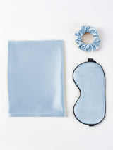 [Vaaleansininen] SilkSilky-FI 19Momme Pure Silk Pillowcase Set 005